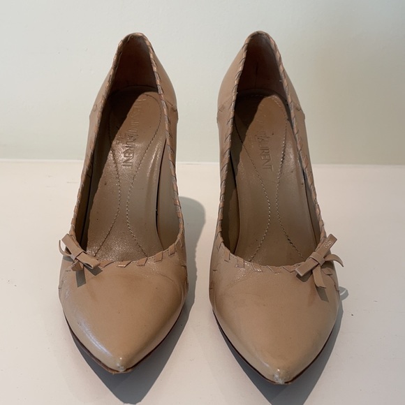 Yves Saint Laurent YSL size 39 nude custom heels - Picture 2 of 11